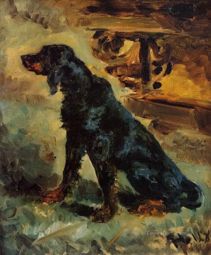  henri - Dun un setter gordon perteneciente al conde Alphonse 1881 Toulouse Lautrec Henri de cachorro
